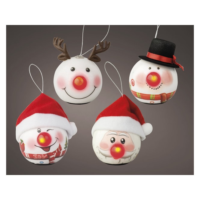 LED-Kugel - Weihnachten - Ø = ca. 6,5 cm - 1 Stück