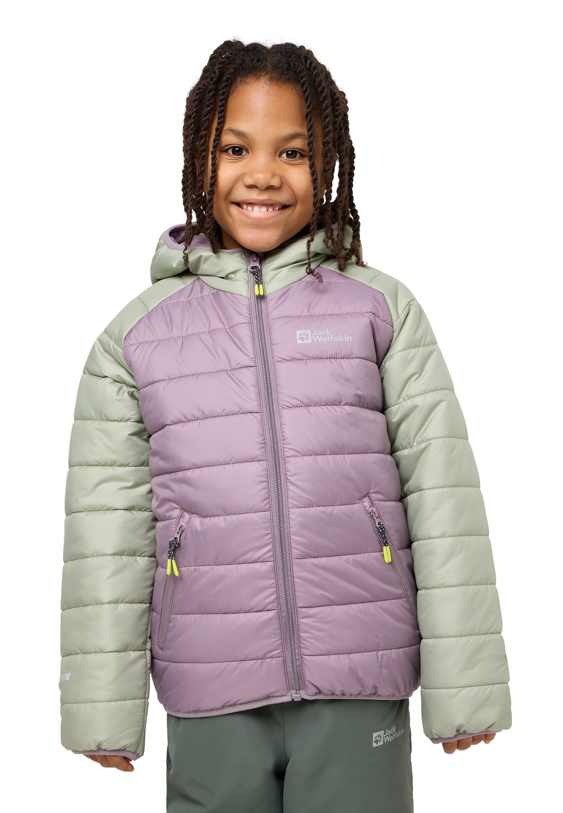 Jack Wolfskin Steppjacke »ZENON für Kinder« mit Kapuze Wärmend, winddicht, Übergangsjacke