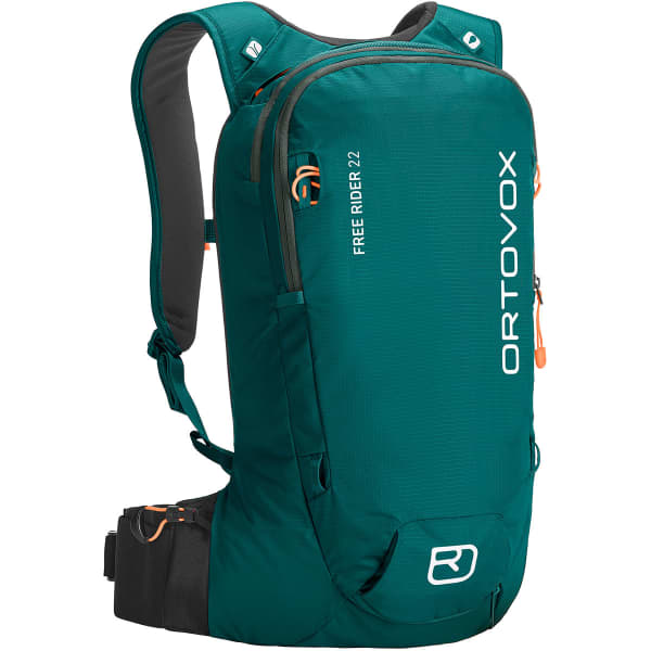 Sac à dos ski ORTOVOX FREE RIDER PACIFIC GREEN