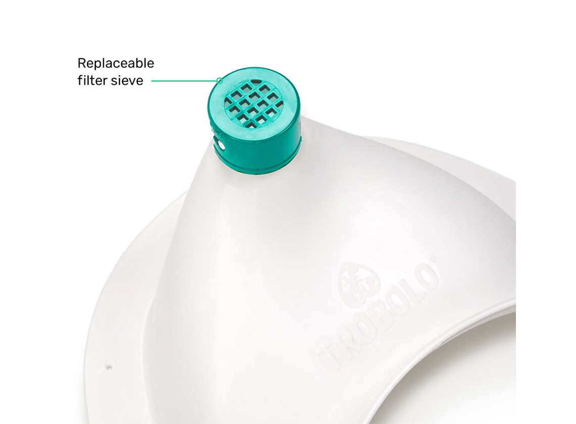 TROBOLO ombouwset naar droogtoilet - white