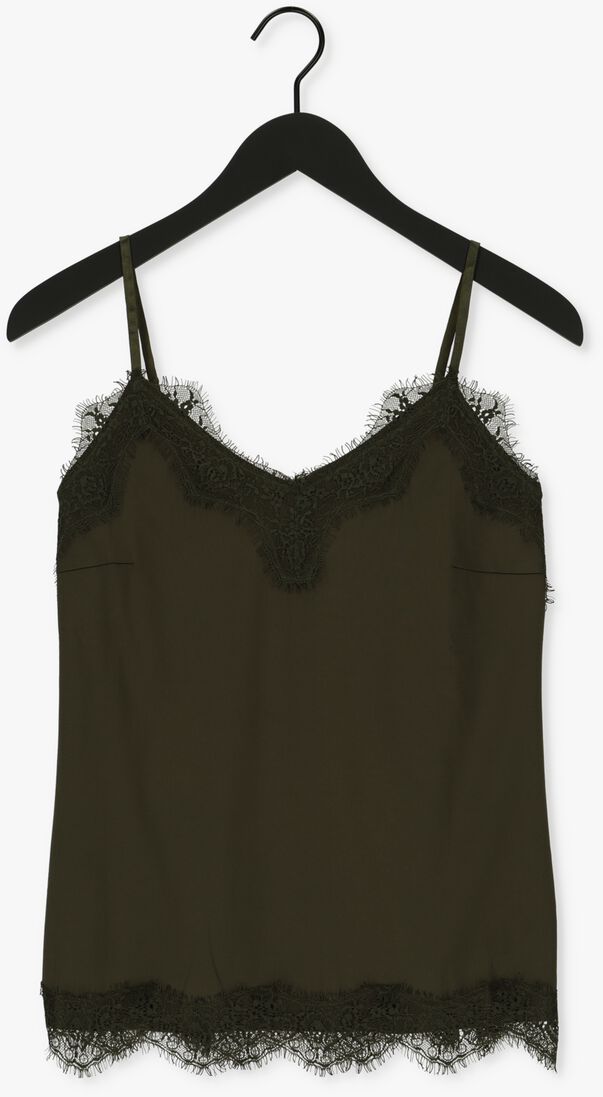 CC HEART donkergroene cc heart top lace top