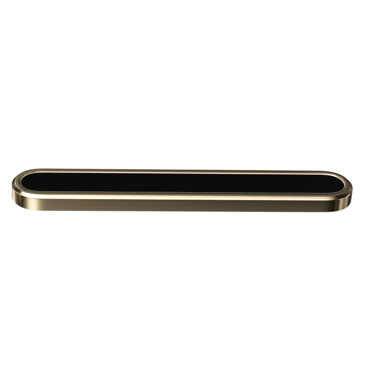 iPhone 16 Pro Max / 16 Pro / 16 Plus / 16 Selbstklebende Alu Kamera Tasten Abdeckung - Schwarz / Gold