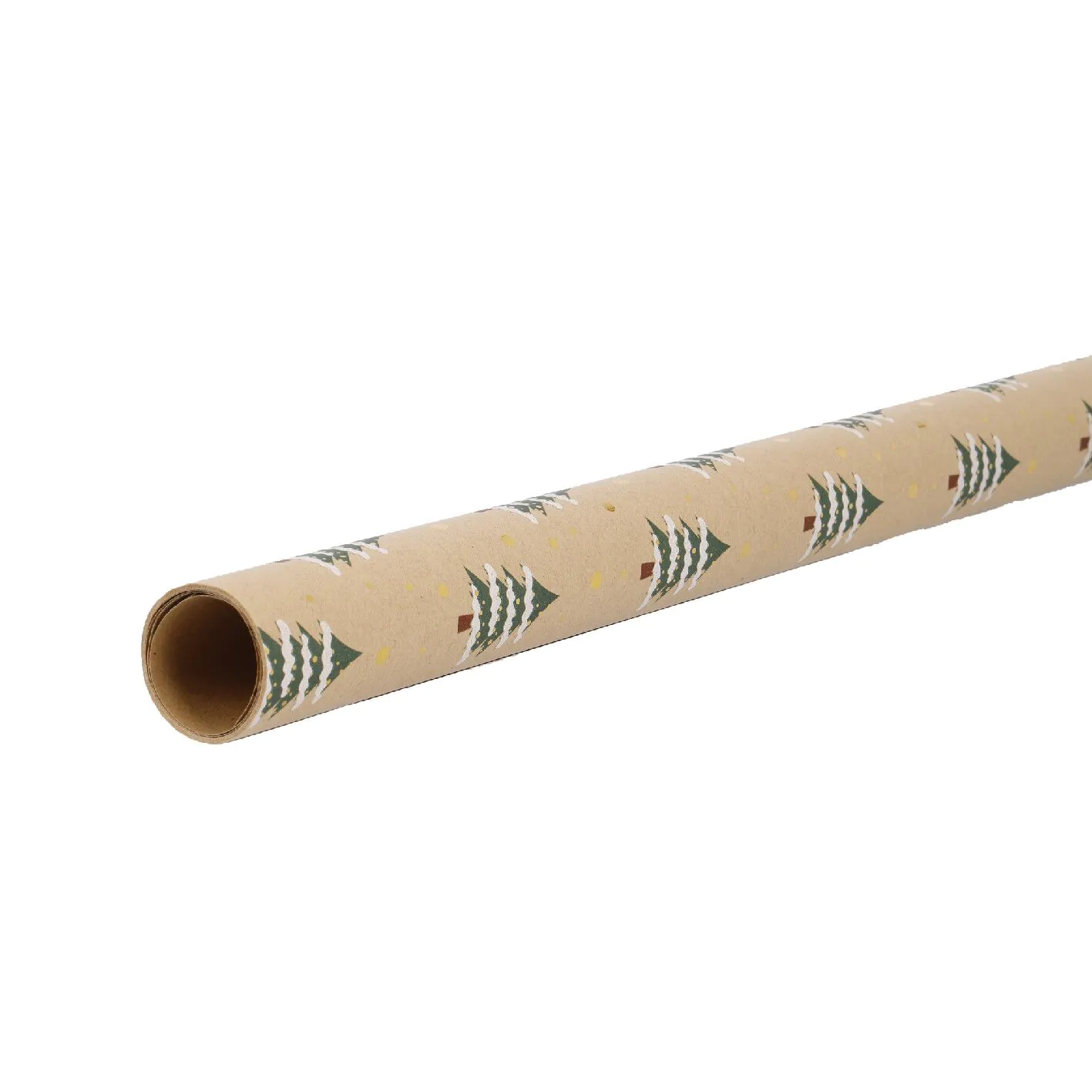 Weihnachtsgeschenkpapier Baum-Motiv - 2 m