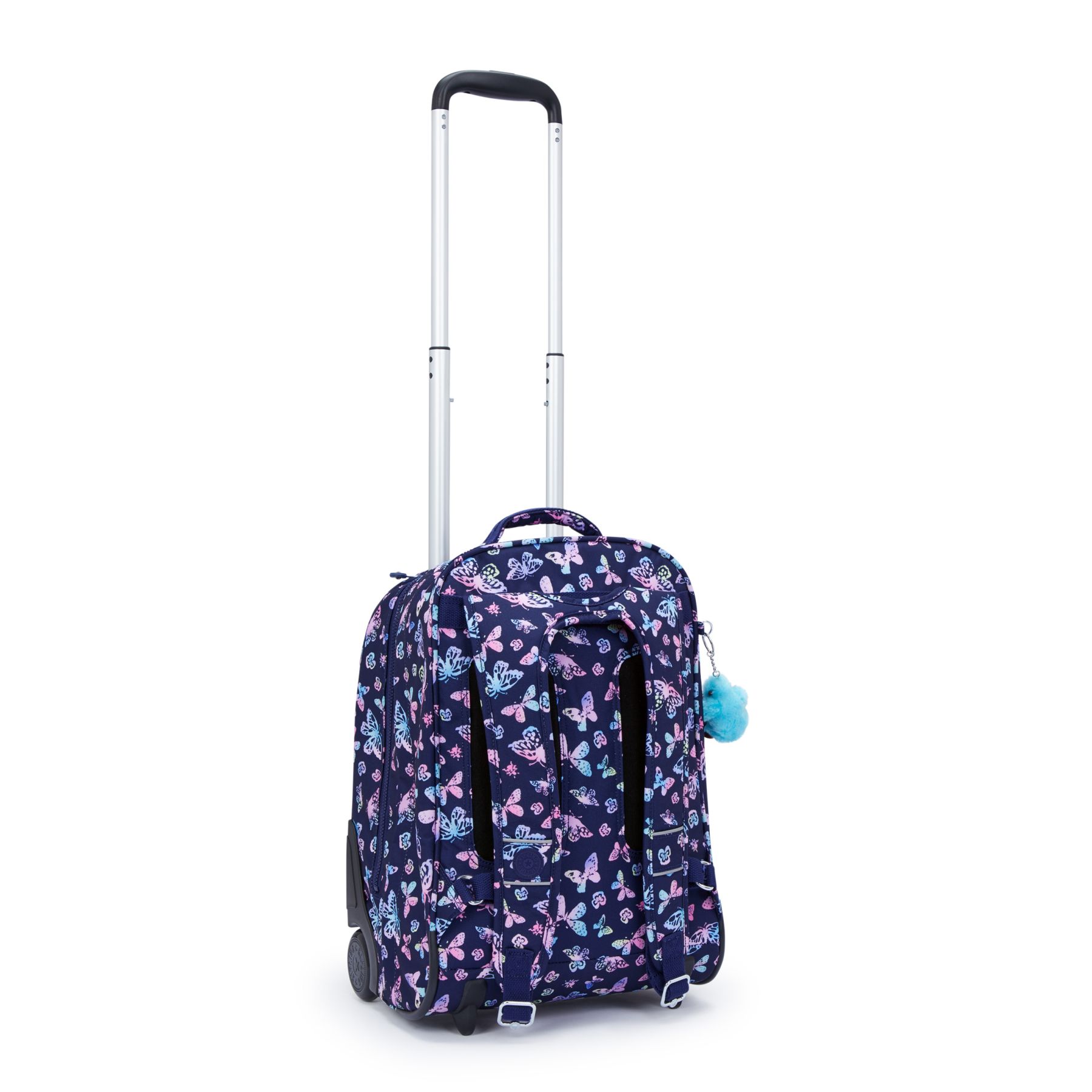 SARI Grand sac à dos à roulettes pour enfants avec compartiment pour ordinateur - Butterfly Fun