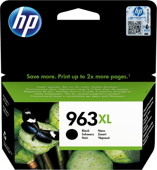 HP 963 XL sort højtydende blækpatron