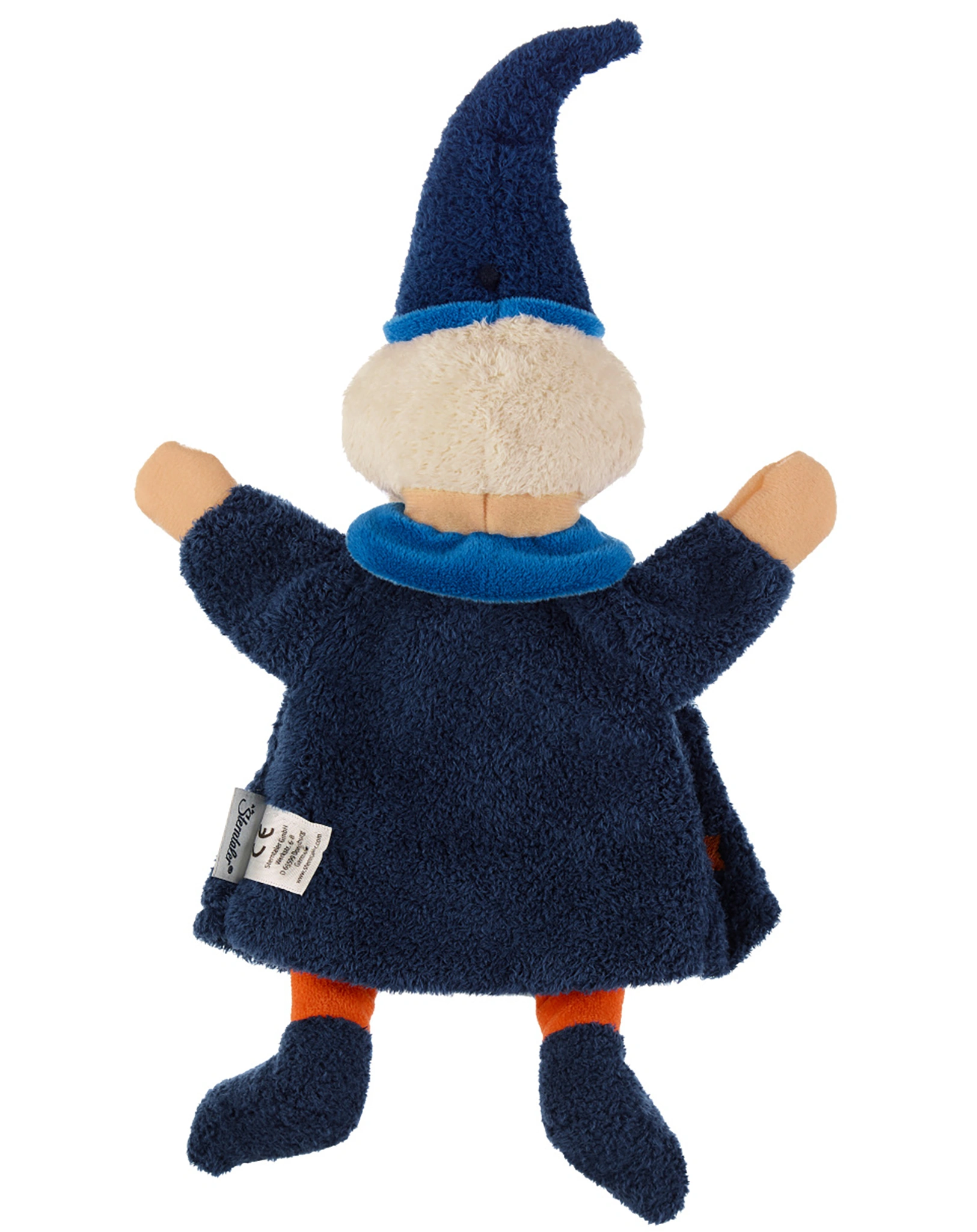 Kinder-Handpuppe ZAUBERER (32cm) in blau