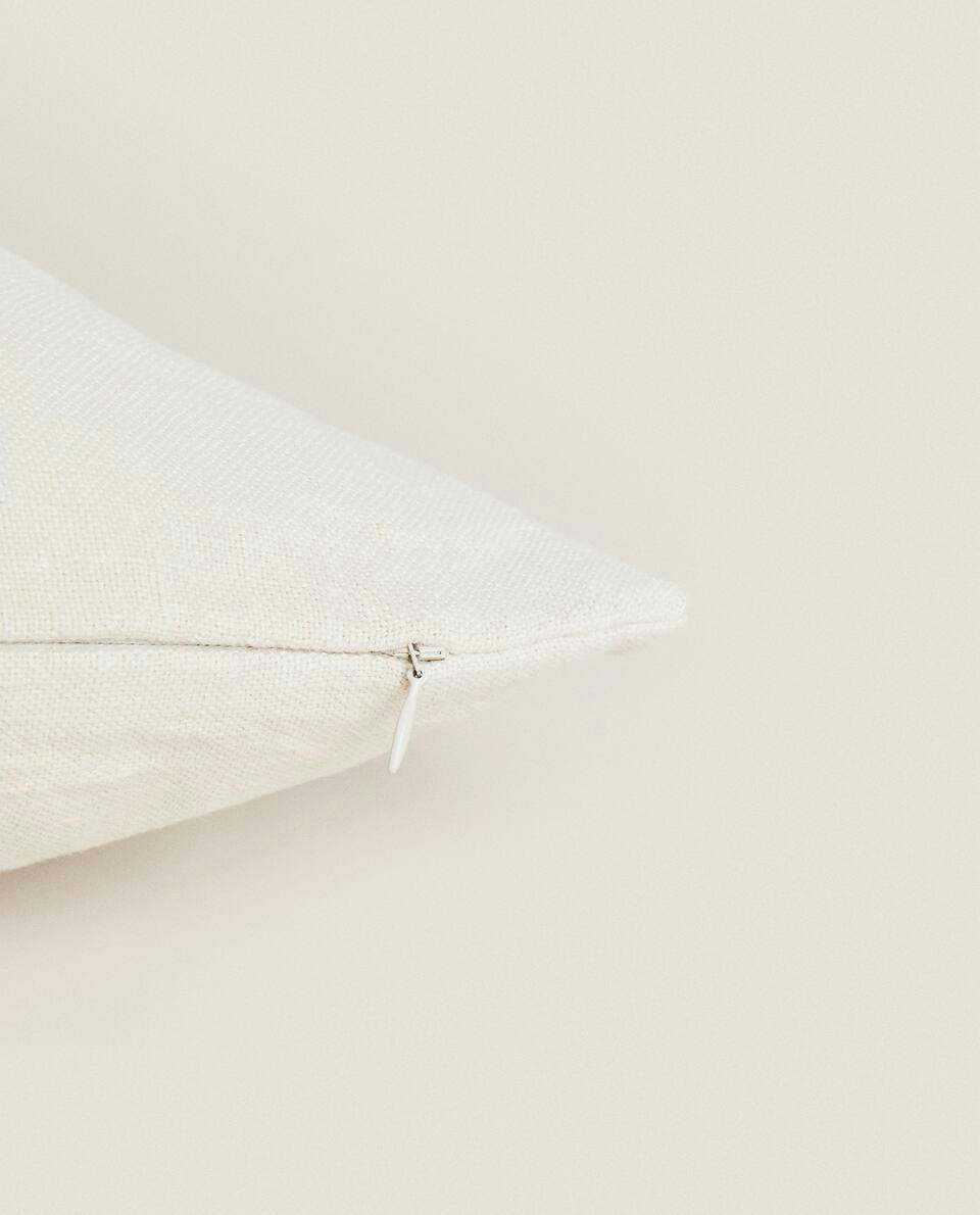 Capa de almofada tamanho XXL em linho
