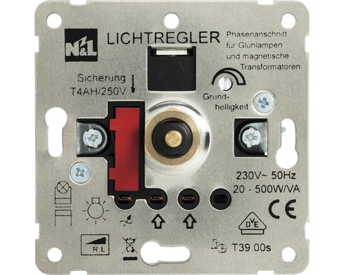 ROTH LANGE dimmerinzet drukknopwissel 500 watt