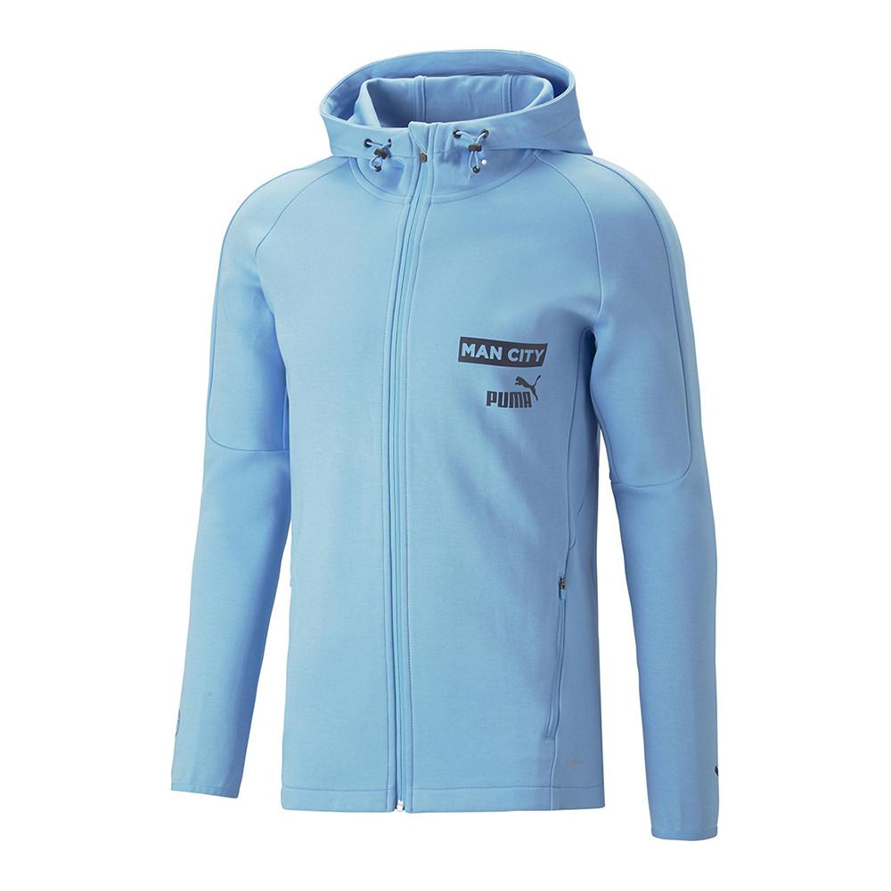 Puma MCFC CAS - Sweat Homme team light blue/parisian night