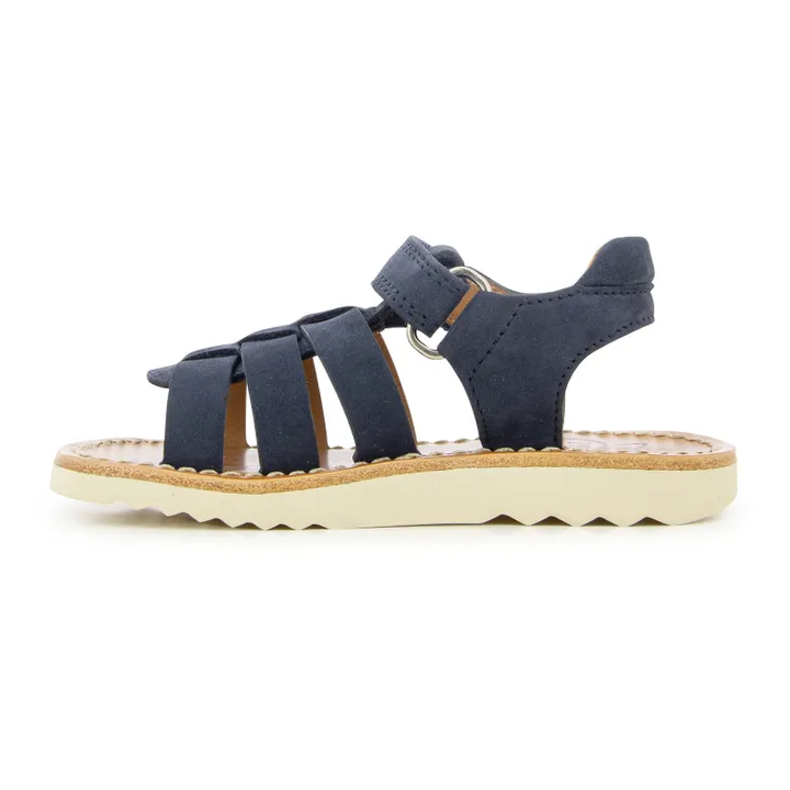 Pom d'Api Sandales Waff New Boy | Bleu marine