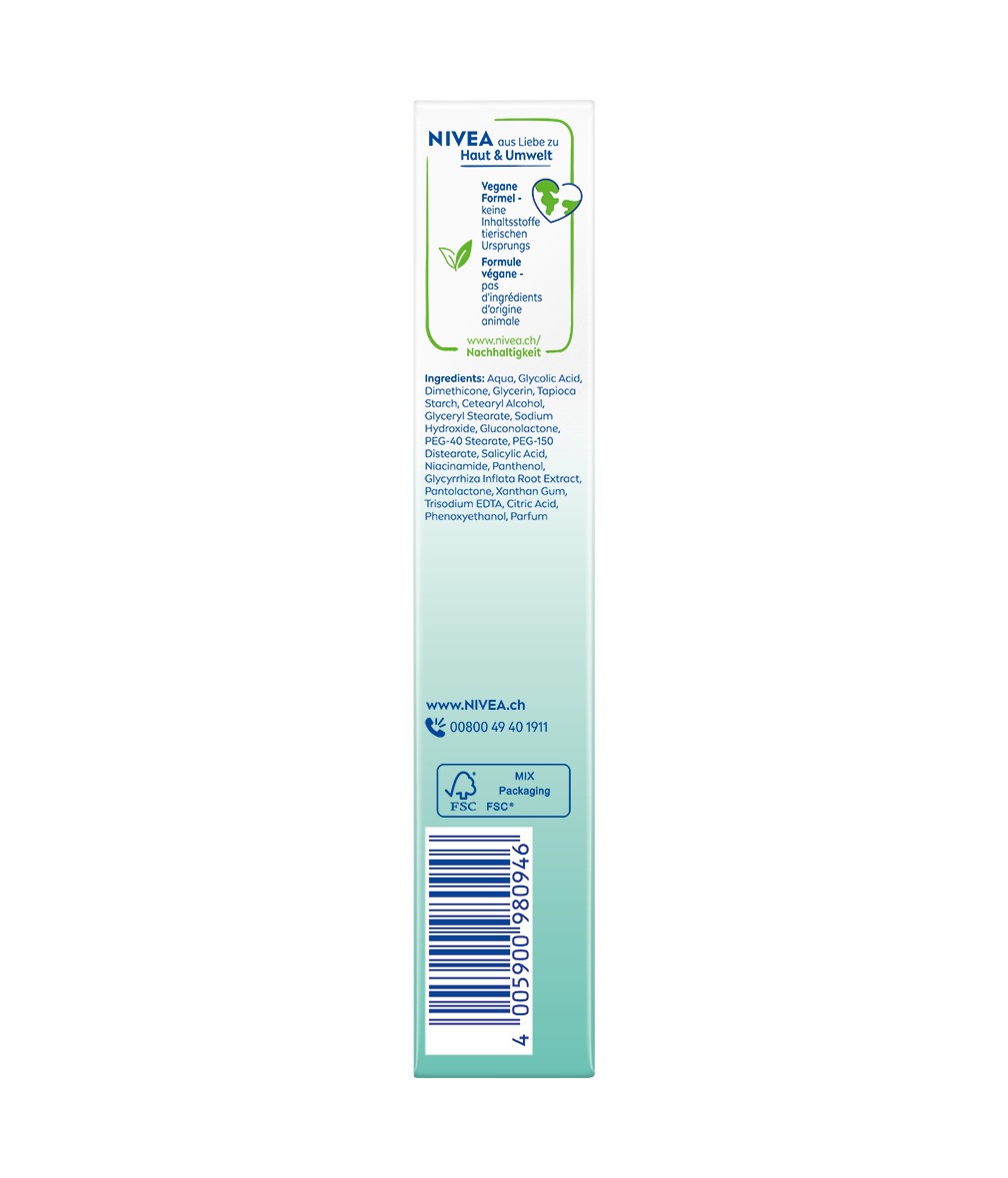 (40ml) Derma Skin Clear Nacht Peeling Serum Zu Unreinheiten Neigende Haut (98756)