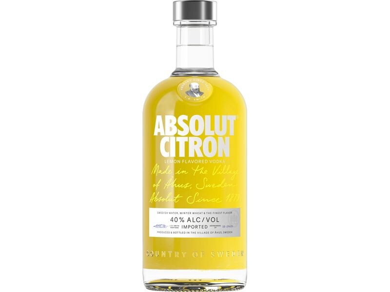 Absolut Vodka Citron 0.7 l Aromatisierte Spirituose auf Getreidebasis mit Zitronenaroma