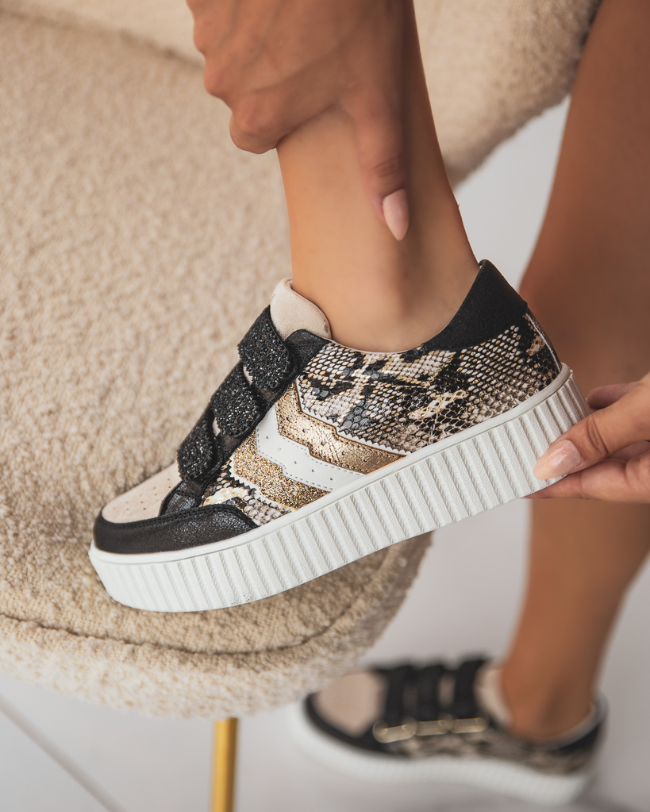 Basket femme serpent creepers à scratch - CL60 SNAKE