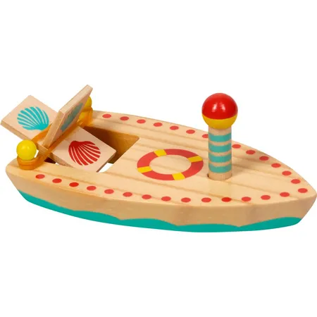 Die Spiegelburg Holzboot mit Gummimotor - Spiegelburg Sommerkinder