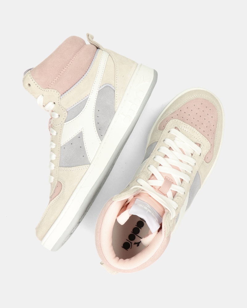 Diadora Magic Basket Mid Hoge sneakers  - roze