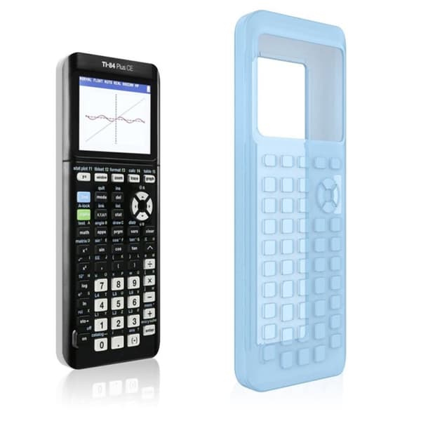 Texas Instruments Ti-84 Plus Ce Silikon Veske - Blå