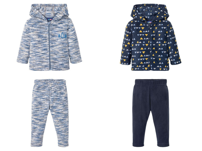 LUPILU® baby fleece-kostuum jongens, met kinbescherming
