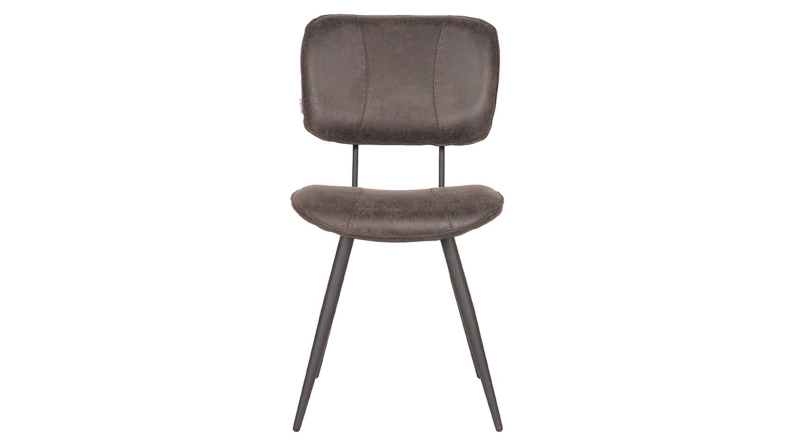 Eetkamerstoel Antraciet IH-50.041v Fos B49 x D60 x H87 cm