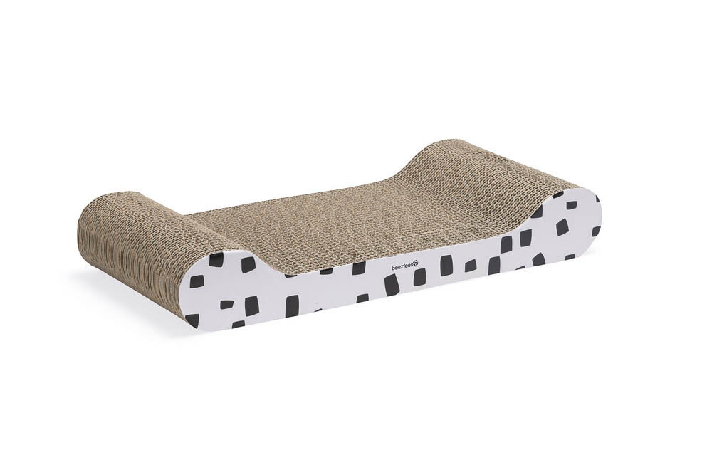 Beeztees krabsofa - Krabkarton - Wit Bruin - 1x49x1 cm