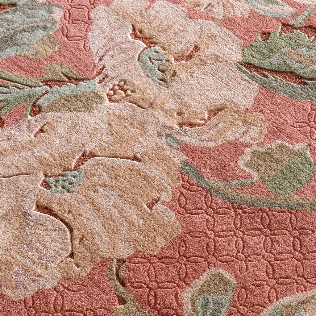 Vloerkleed Terracotta Orange Aylworth Trail