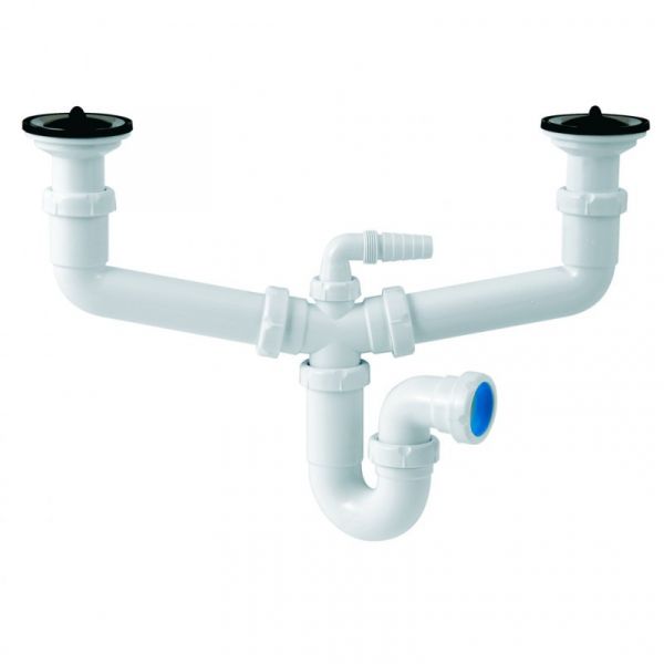 Jimten Sifão Curvo Central S-49 Doble Extensible 1 1/2