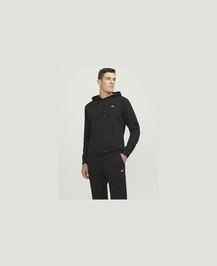 JJ-REBEL JREBREBEL LOGO SWEAT HOOD NOOS Sort