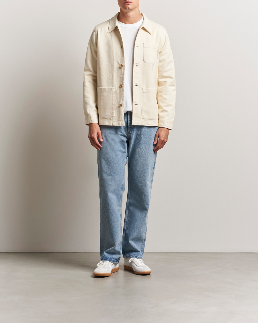 Nudie Jeans Barney Worker Overshirt Ivory
