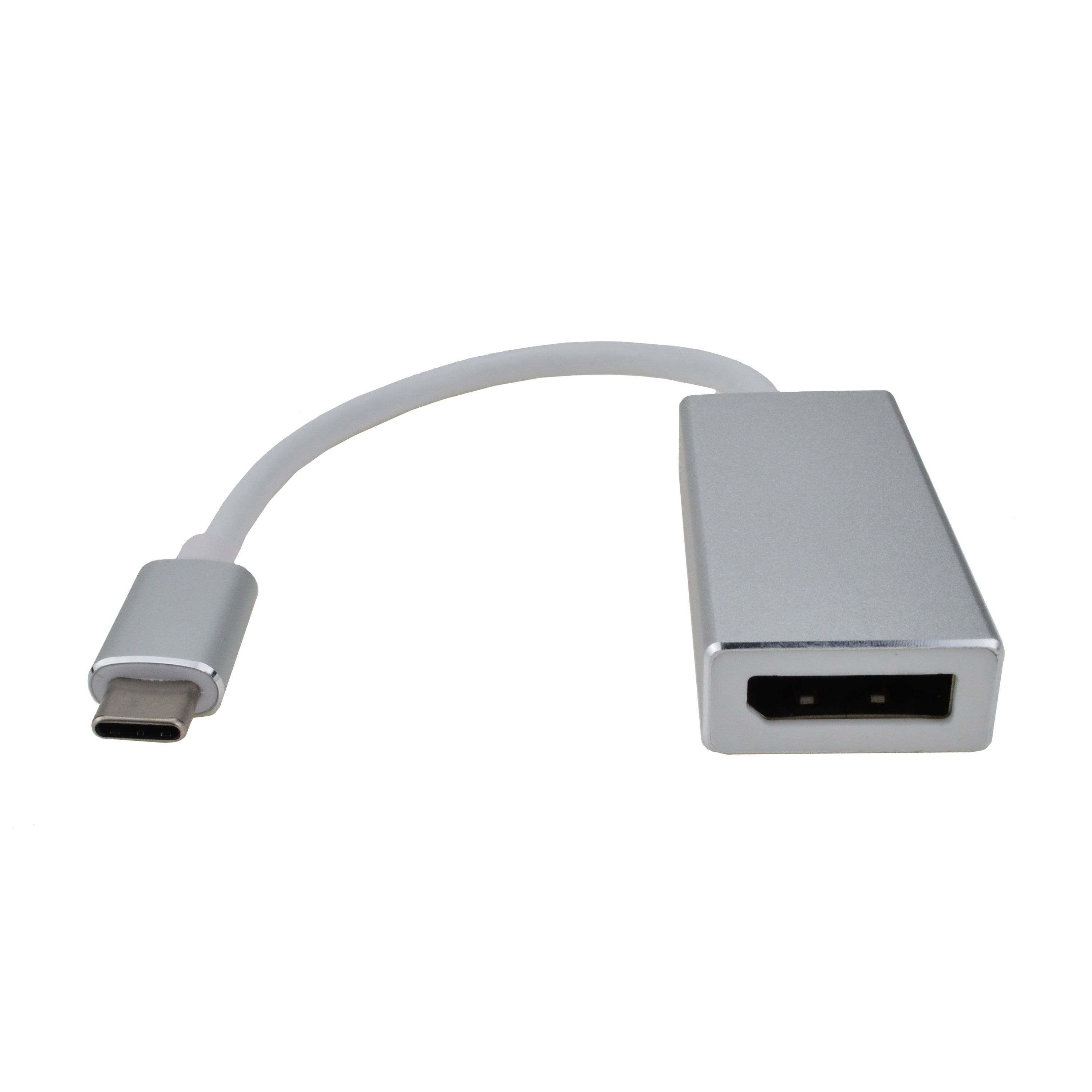 USB-C zu DisplayPort Adapter silber