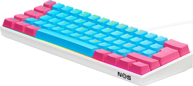 NOS C-450 Mini PRO RGB gaming-tastatur (lollipop)