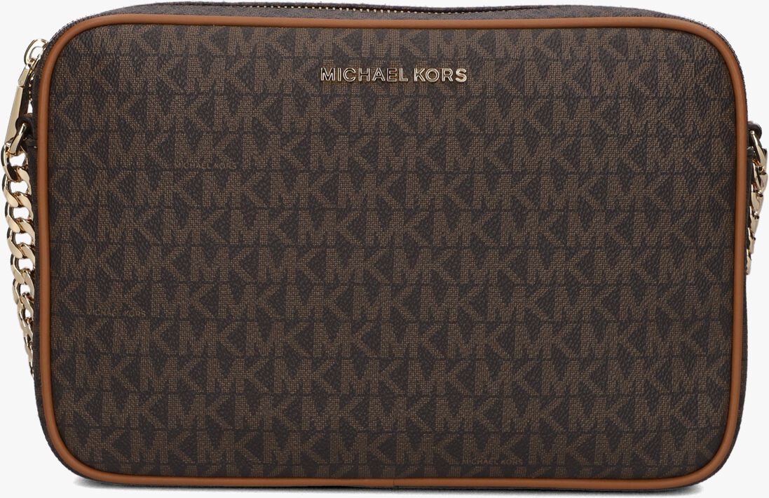 MICHAEL KORS bruine michael kors schoudertas lg ew crossbody