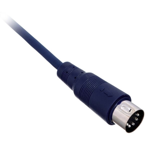 the sssnake SK366-3 MIDI Kabel blau