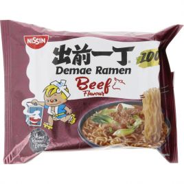 Nissin Damae ramen met pittig vlees
