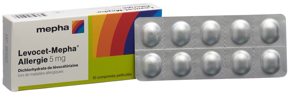 LEVOCET Mepha Allergie Filmtabl 5 mg Blist 10 Stk