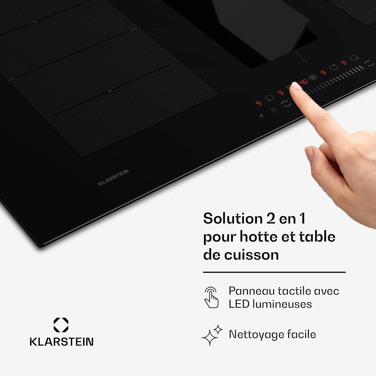 Table de cuisson à induction encastrable Klarstein 8 400 W
