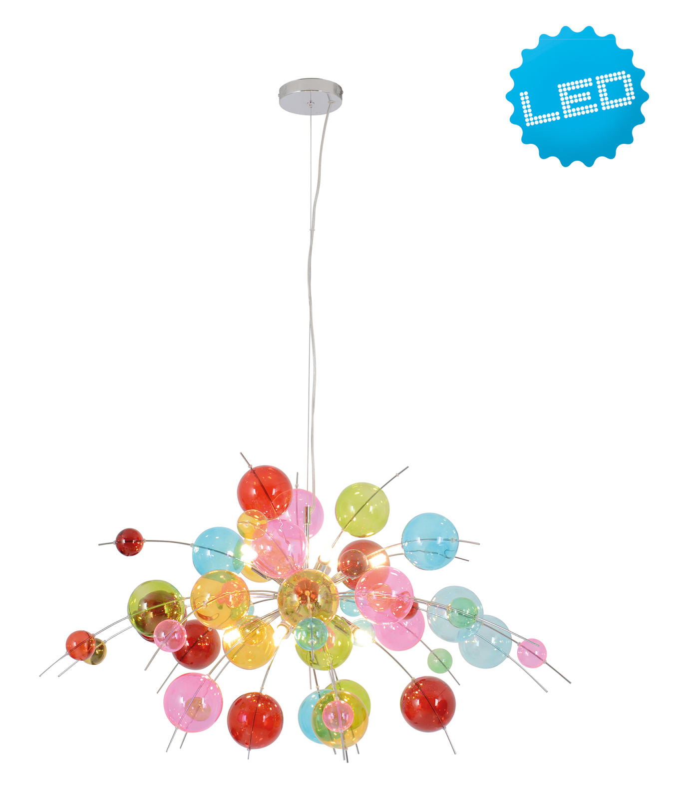 Pendelleuchte EXPLOSION - bunt - Ø 98 cm