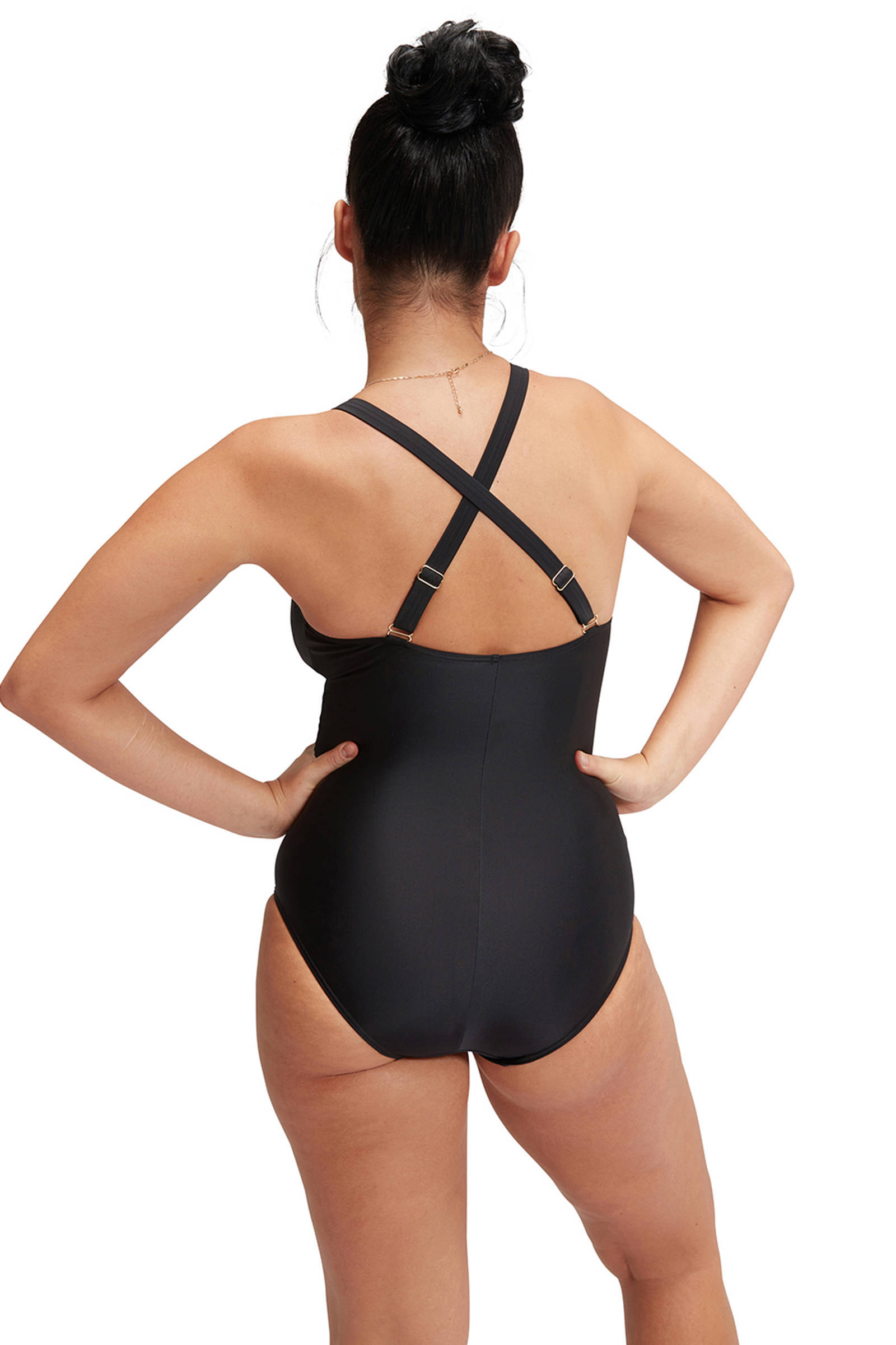 Speedo corrigerend badpak zwart