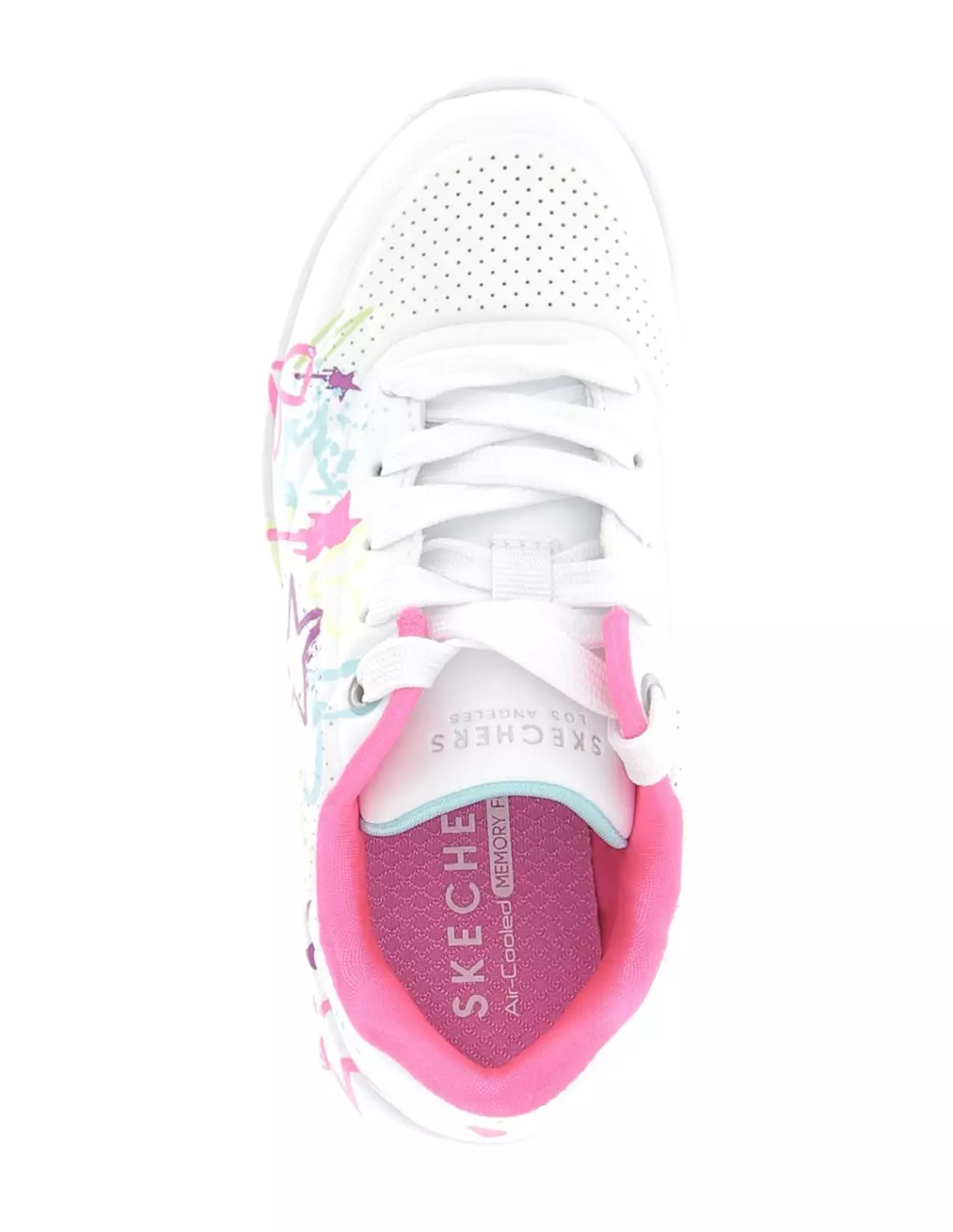 SKECHERS UNO LITE MY DRIP - Baskets Whiteneon