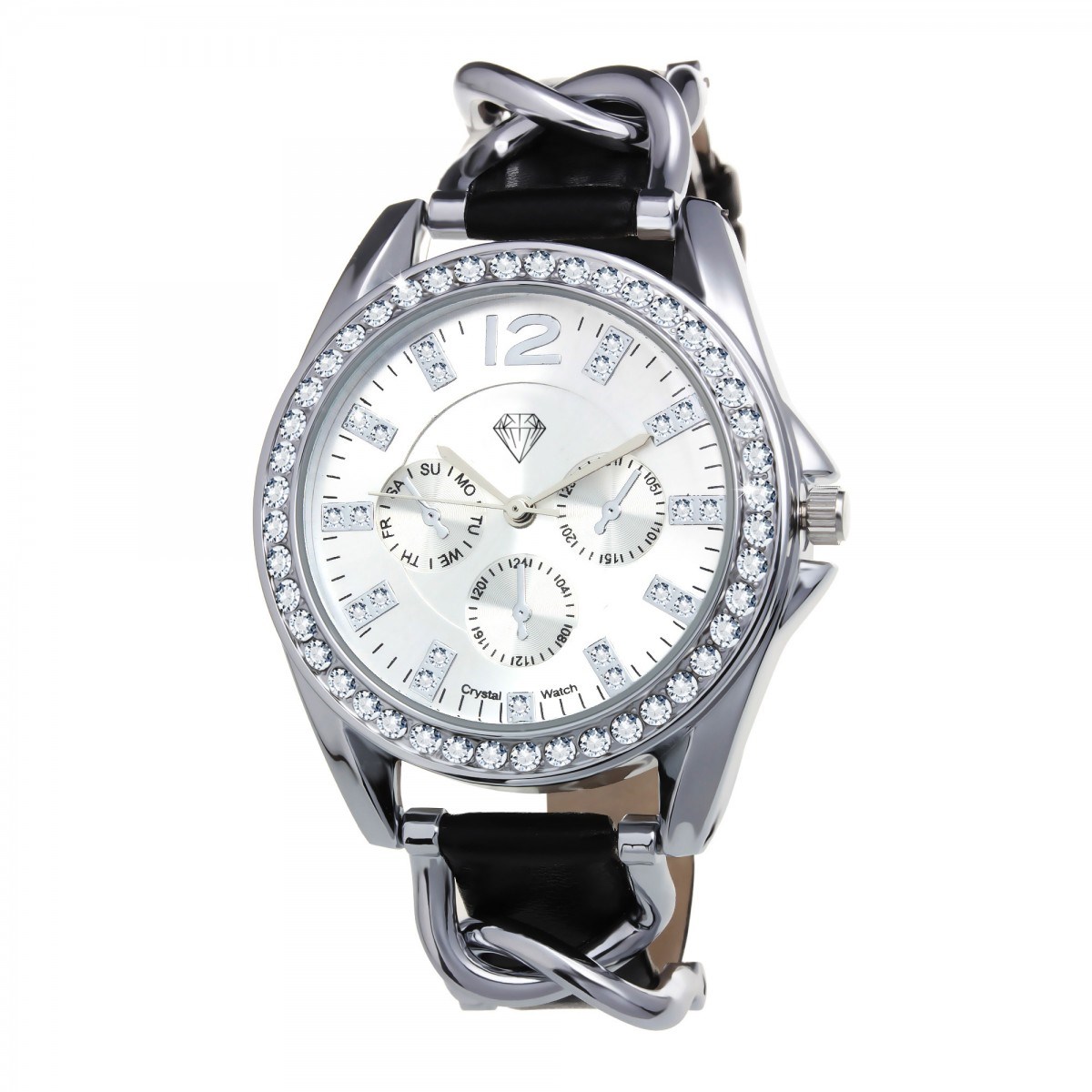 Montre Adèle SC Crystal ornée de Cristaux scintillants