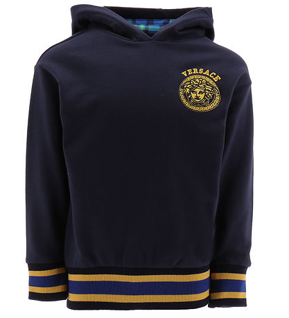 Versace H?ttetr?je - Navy m. Guld/Bl?ternet