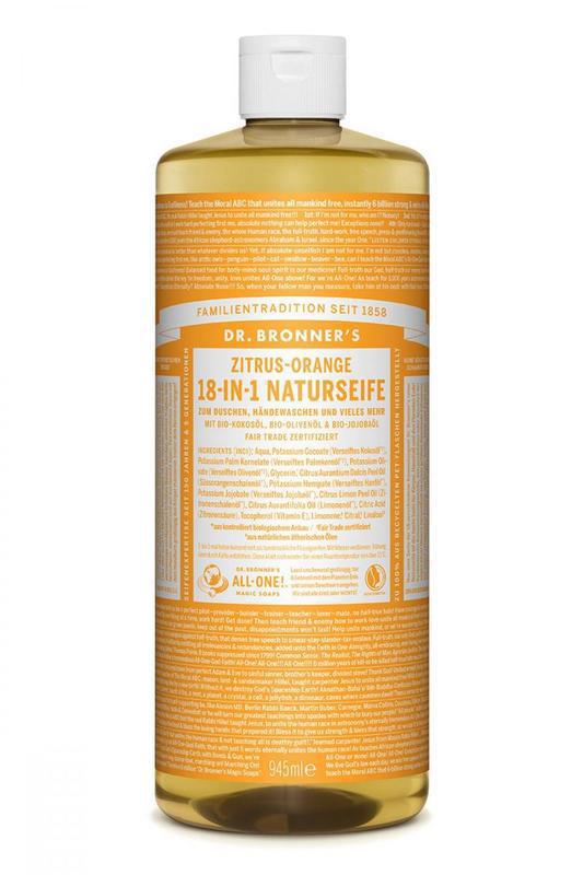 Dr Bronners Liquid soap citrus/orange 945ML