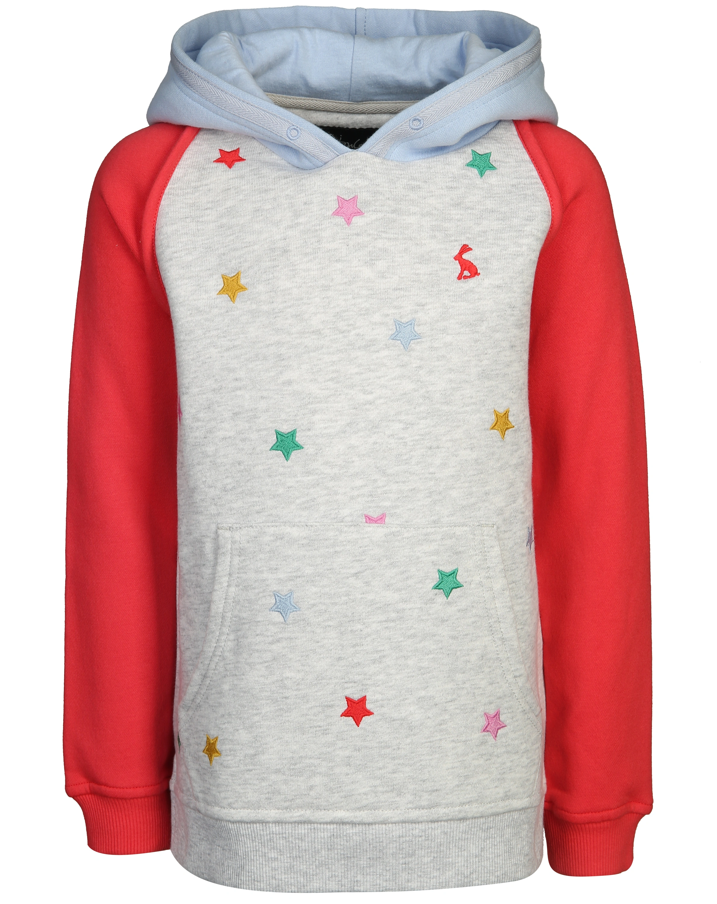 Kapuzenpullover LUCAS EMB - STAR in grau