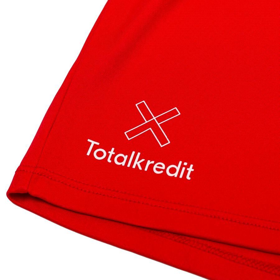 Hummel Short d'Entraînement DBU Fodboldskole 2025 - Rouge/Blanc