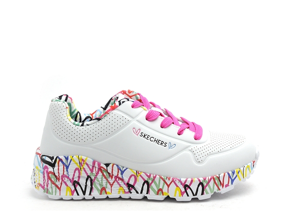 Skechers basses enfant 314976 blanc