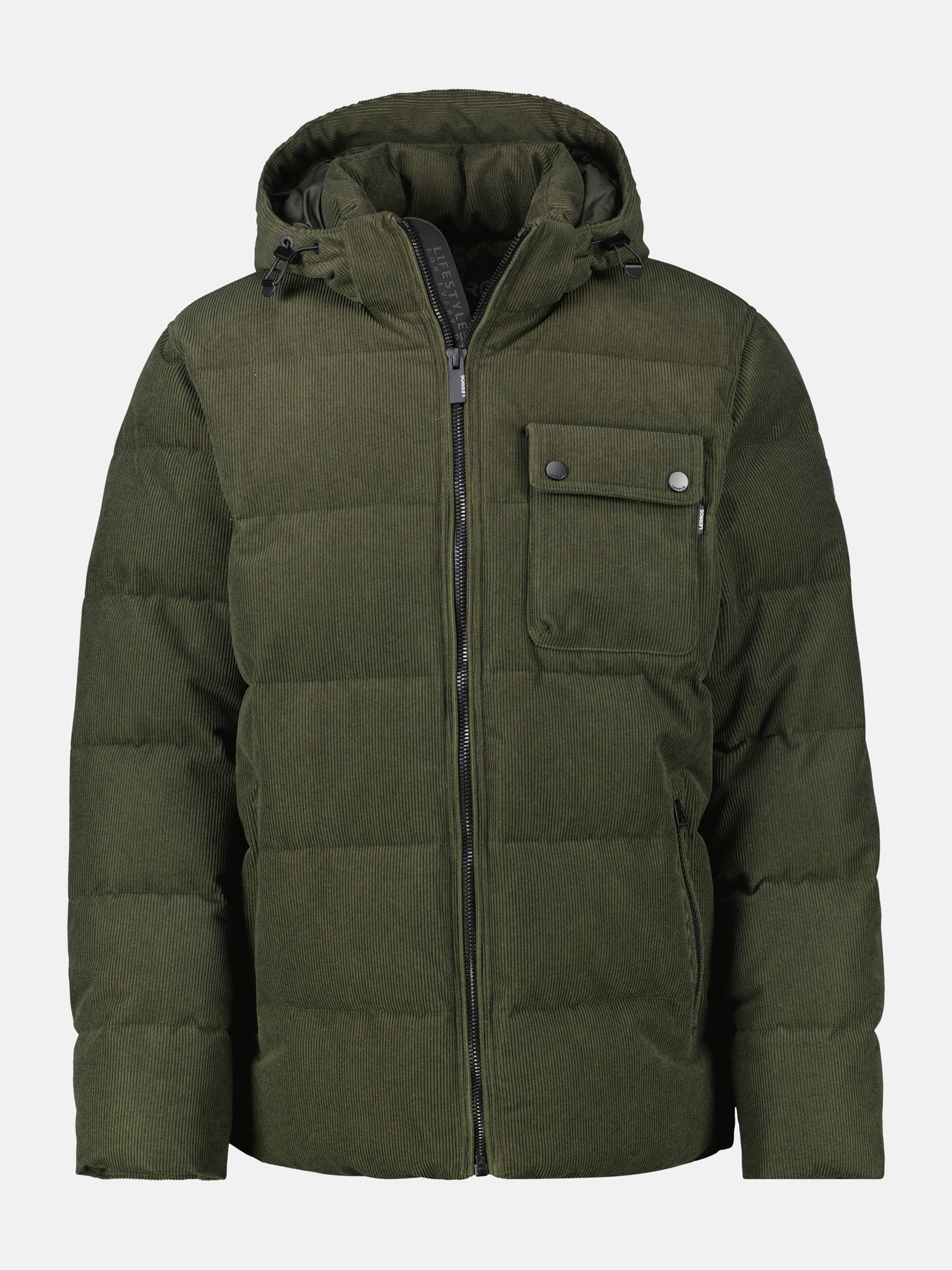 Herren Steppjacke in funktionaler Cord-Optik