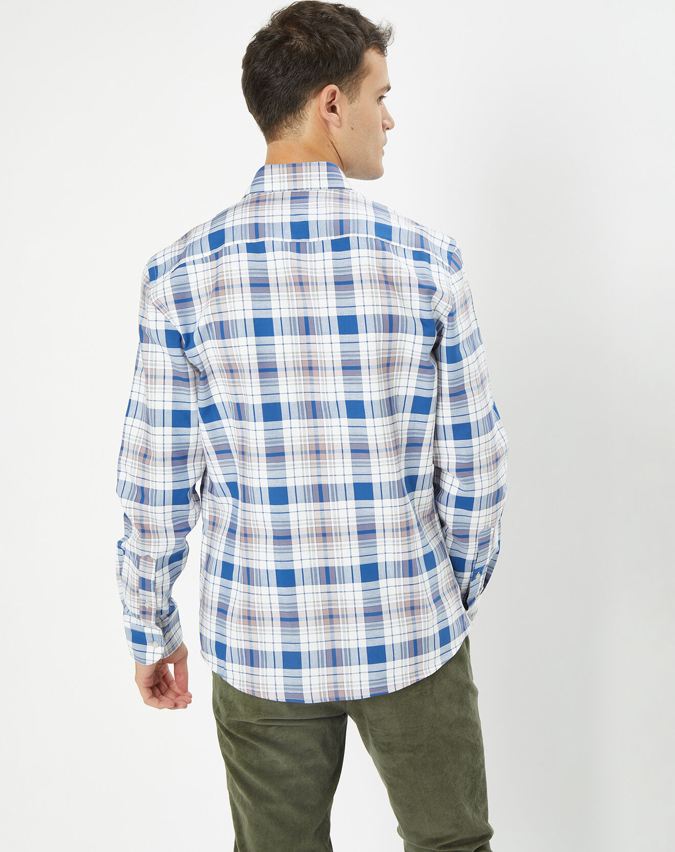 Hackett London Chemise Slim Fit Madras à carreaux multicolore