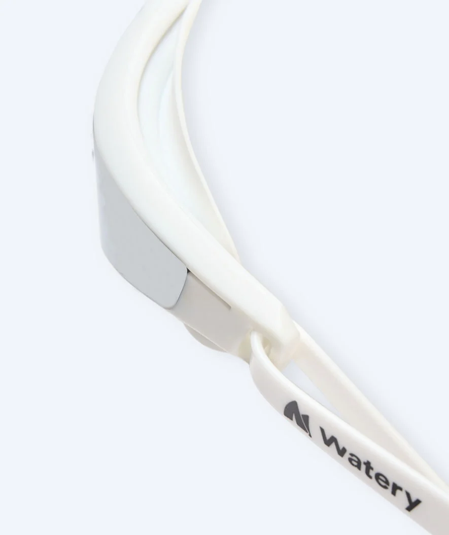 Watery svømmebriller - Instinct Ultra Mirror - Hvid/sølv