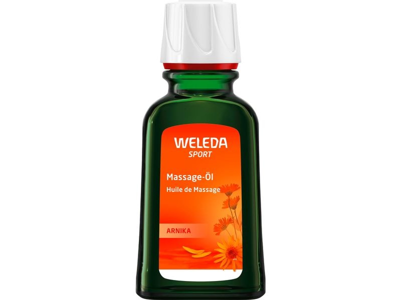WELEDA Massageöl Arnika 50 ml Massagemittel zur Vorbereitung oder Regeneration beim Sport