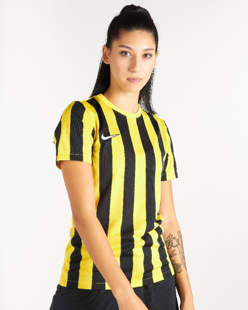 Maillot Nike Striped Division IV Jaune & Noir pour femme