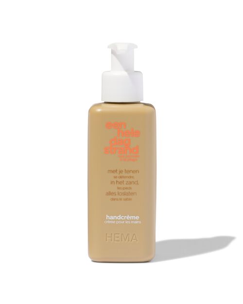 crème pour les mains journée à la plage