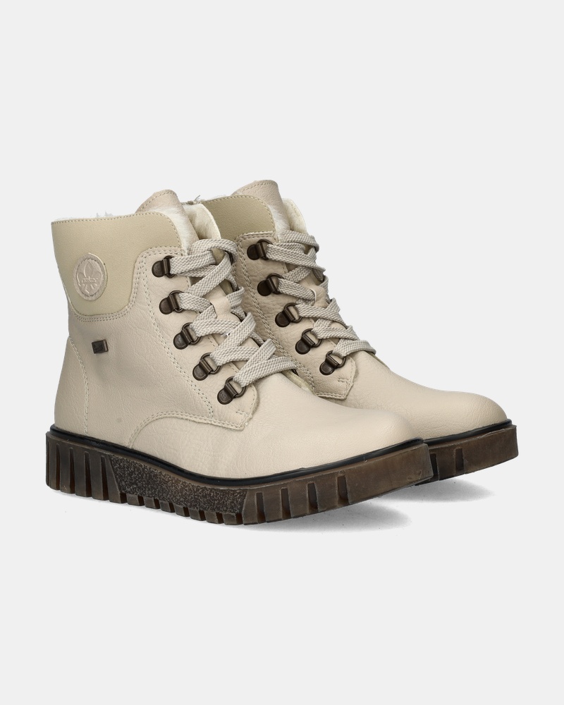 Rieker Veterboots  - ecru